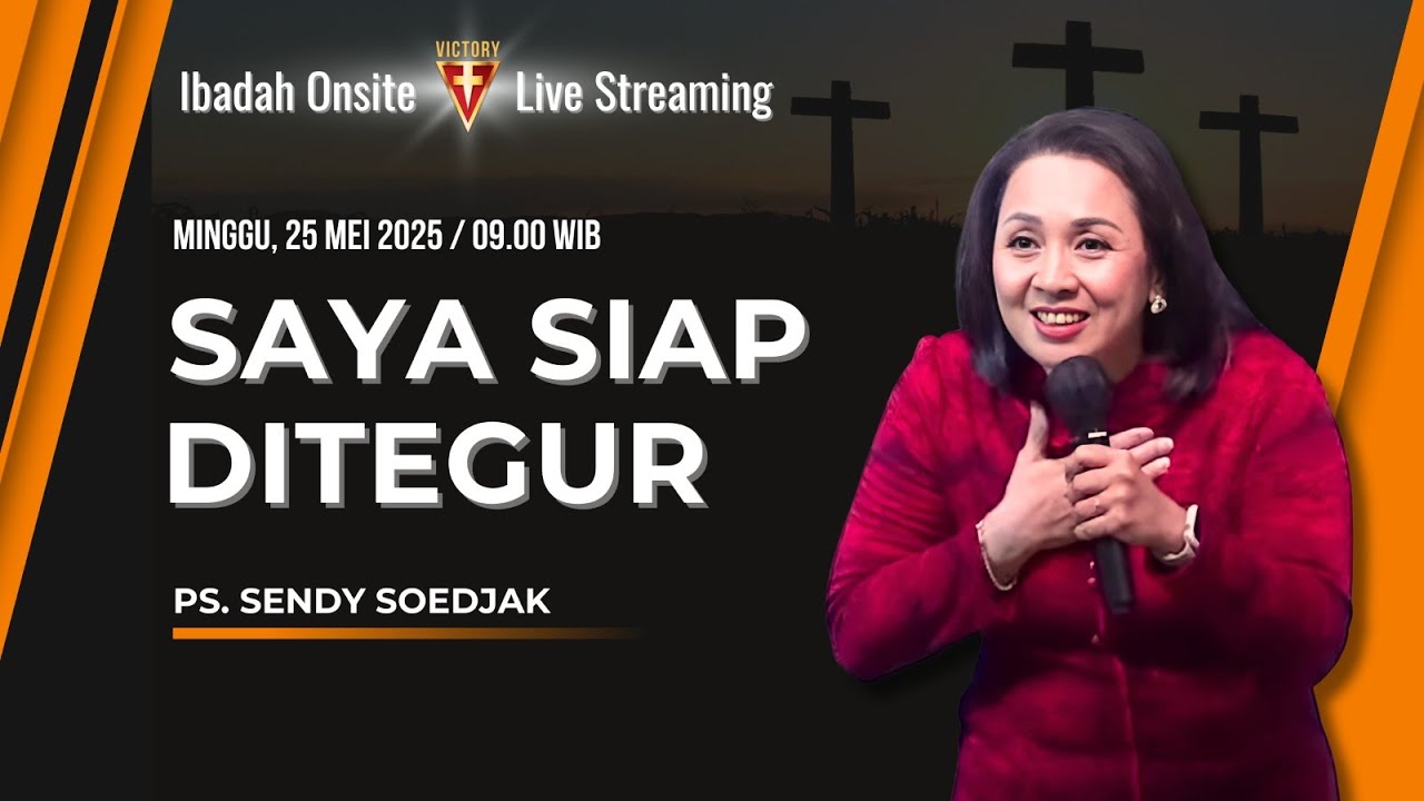 Live Streaming Ibadah Minggu VCI - 25 Mei 2025, Jam 09:00 WIB - Ps. Sendy Soedjak