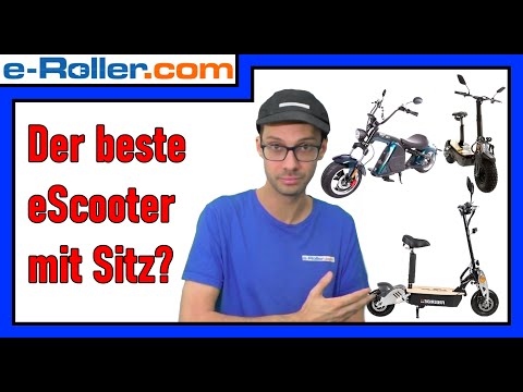 e Scooter mit Sitz - der große Test und Modell Vergleich