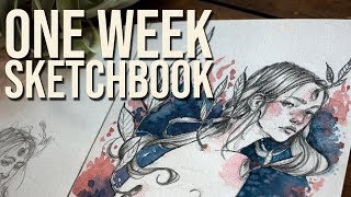 One Week SKETCHBOOK TOUR
