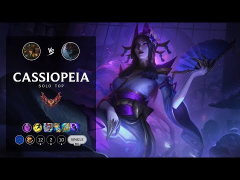 Cassiopeia Top vs Maokai - EUW Grandmaster Patch 12.17