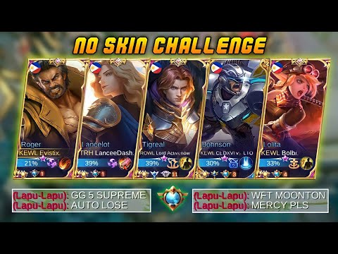 5 MAN ALL SUPREME + NO SKIN CHALLENGE = ???