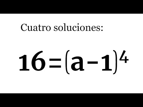 ECUACIÓN DE GRADO 4. ¿Sabes obtener las 4 soluciones?
