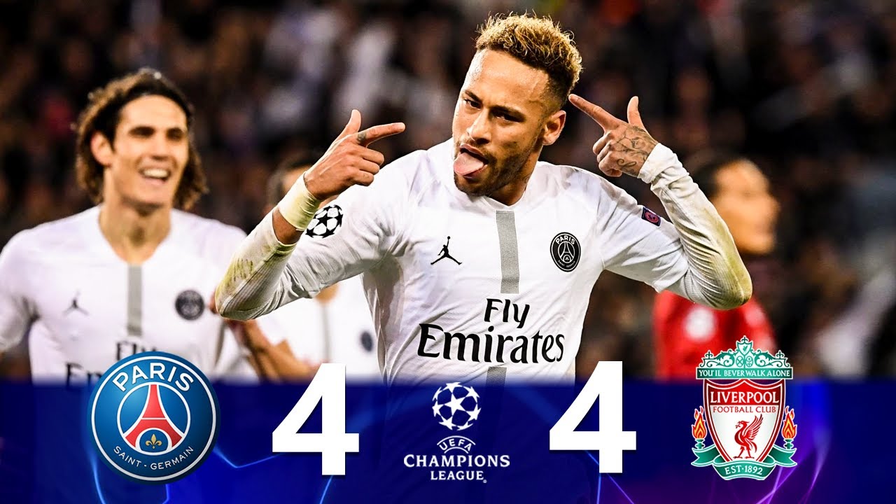 Highlights "PSG 4 x 4 Liverpool"🔥(NEYMAR MASTERCLASS!!!) | UCL 2018 Full HD 1080i