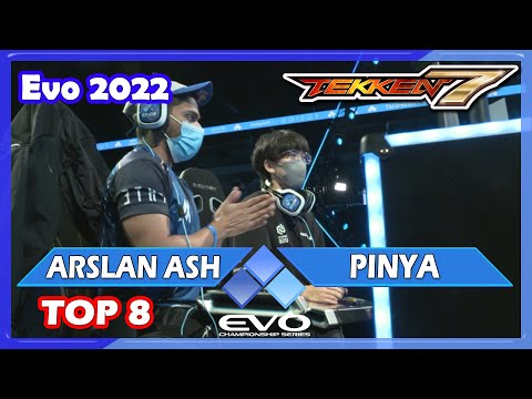 Evo 2022 Tekken 7 Arsalan Ash VS Pinya - Top 8 - 1080p 60fps