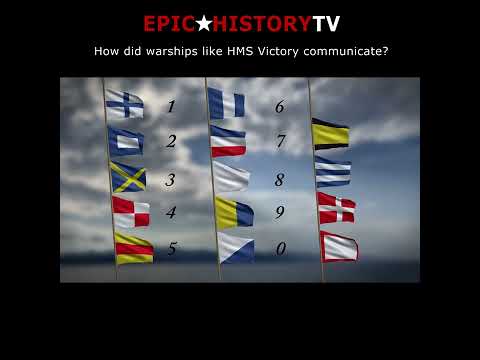 How did warships communicate in the age of sail?