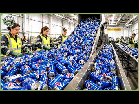 Inside Massive Aluminum Can Recycling Factories - How Millions of Tons Are Turned into New Cans