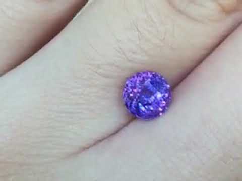 1ct unheated insanely pretty purple sapphire
