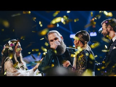 Chris Kläfford framför vinnarlåten Treading water som idolvinnare (TV4)