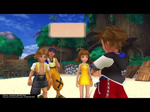 Kingdom Hearts Re:Chain of Memories (PS4) Story Cutscene #65 Reunion in the Destiny Islands