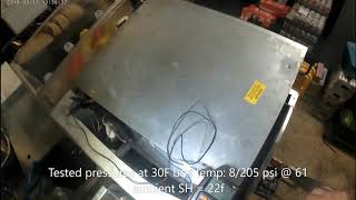 Traulsen Reach In Freezer Frozen Evaporator Coil. TXV Super heat adjustment.