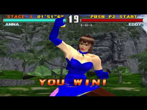 Anna with King Grapple 🐯 Tekken 3