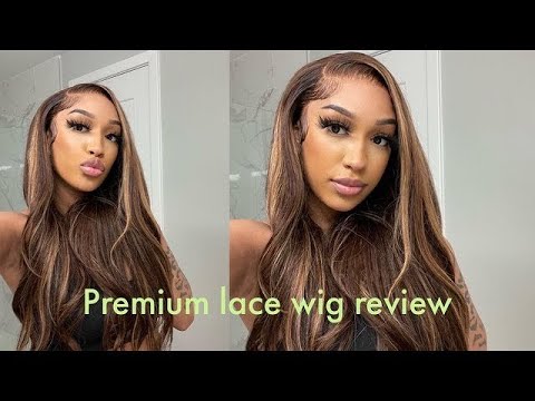 Ombre 4 highlight 27 Blonde Color HD Lace Front Wigs Deep Wave 180% Remy Human Hair Wigs Pre Plucked Frontal Wig