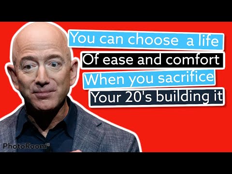 Jeff bezos | you can choose a life of ease and comfort | Yesyoucandoit | motivational video