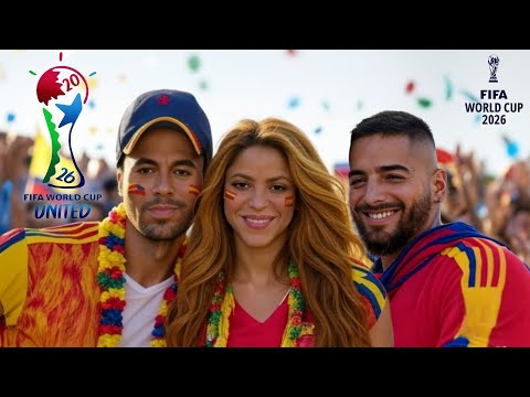 Shakira, Maluma, Enrique Iglesias - Un Solo Latido | World Cup 2026™ FANMADE IA