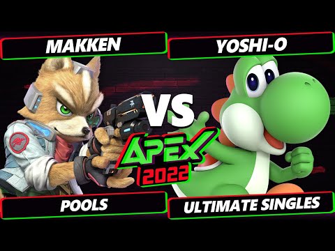 Apex 2022 - Makken (Fox) Vs. Yoshi-O (Yoshi) - SSBU Ultimate Tournament