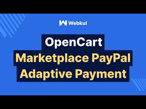 Opencart Marketplace Paypal Adaptive Payments