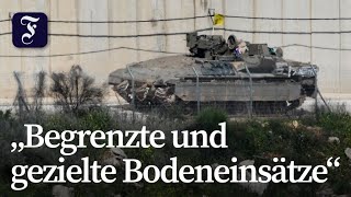 Israelische Bodenoffensive im Süden Libanons begonnen