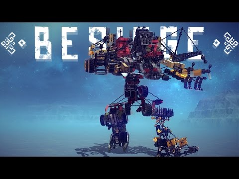 Besiege Best Creations -  Transformers "Devastator" 7 in 1 Transformer, Tank Helicopter & More!