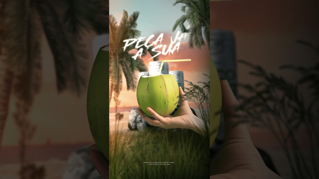 Motion Flayer -  água de coco - 2k 24fps