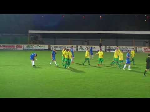 Thurrock 3-0 Lowestoft Town.  Bostik Isthmian League Premier Division.  Tue14Nov2017