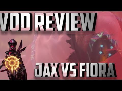 Wickd Vod Review #2 - Jax vs Fiora | High elo Vod reviews