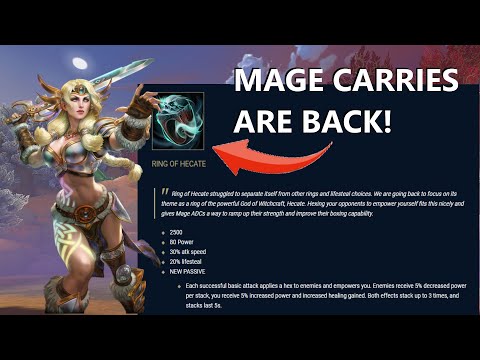 HECATE RING SINGLE HANDEDLY MADE MAGE ADCS S TIER - Grandmasters Ranked 1v1 Duel - SMITE
