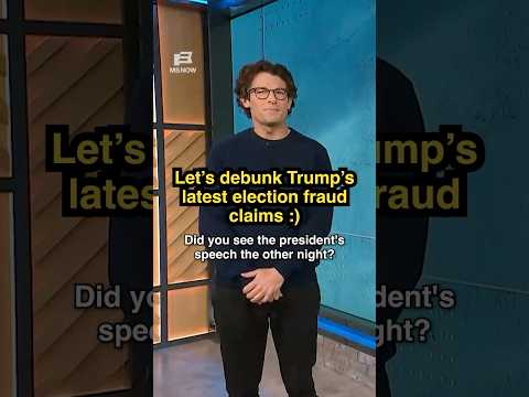 Let's DEBUNK Trump's latest election fraud claims