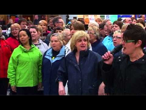 Norwich Rock Choir - Flash Mob 9th March 2013