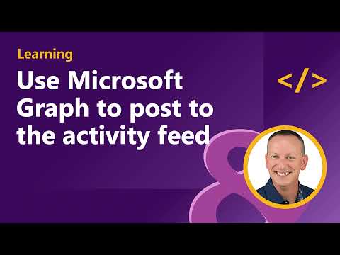 Use Microsoft Graph to post to the activity feed