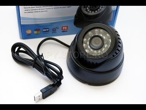 Camera supraveghere interior cu inregistrare pe card - Spy.Store.Ro