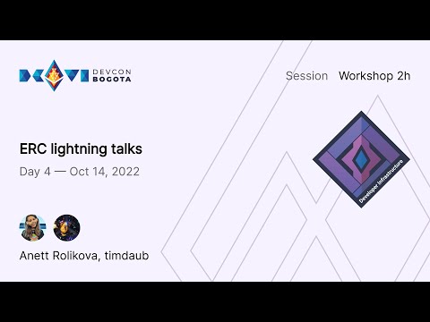 ERC lightning talks | Devcon Bogotá
