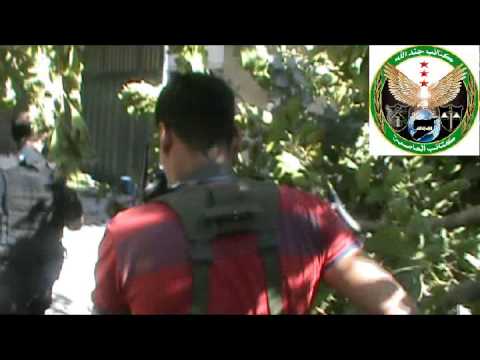 قطع أوتوستراد دمشق-درعا الجديد في منطقة حوش بلاس من قبل كتائب جند الله