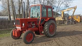 Mtz 550E traktor felezővel