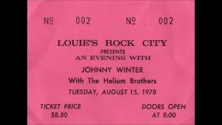 Johnny Winter Live at Louie's Rock City