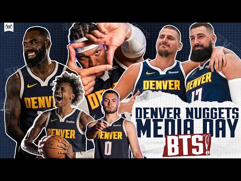 Behind The Scenes: Denver Nuggets Media Day 2025 🎬