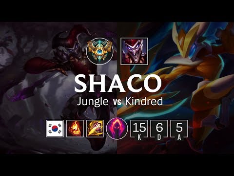 Shaco Jungle vs Kindred - KR Master Patch 8.24