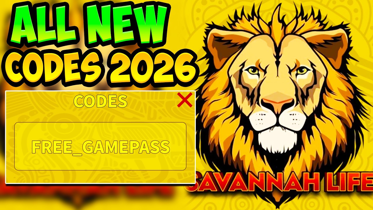 ALL WORKING SAVANNAH LIFE CODES ROBLOX - All New Savannah Life Codes 2026! (REDEEM THESE NOW)