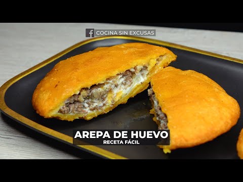 Como hacer Arepa de Huevo | Recetas Fáciles