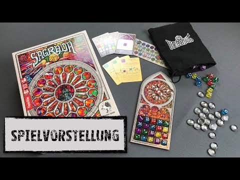 #GameReview - Sagrada (Pegasus 2018) - incl. Solo Let's Play