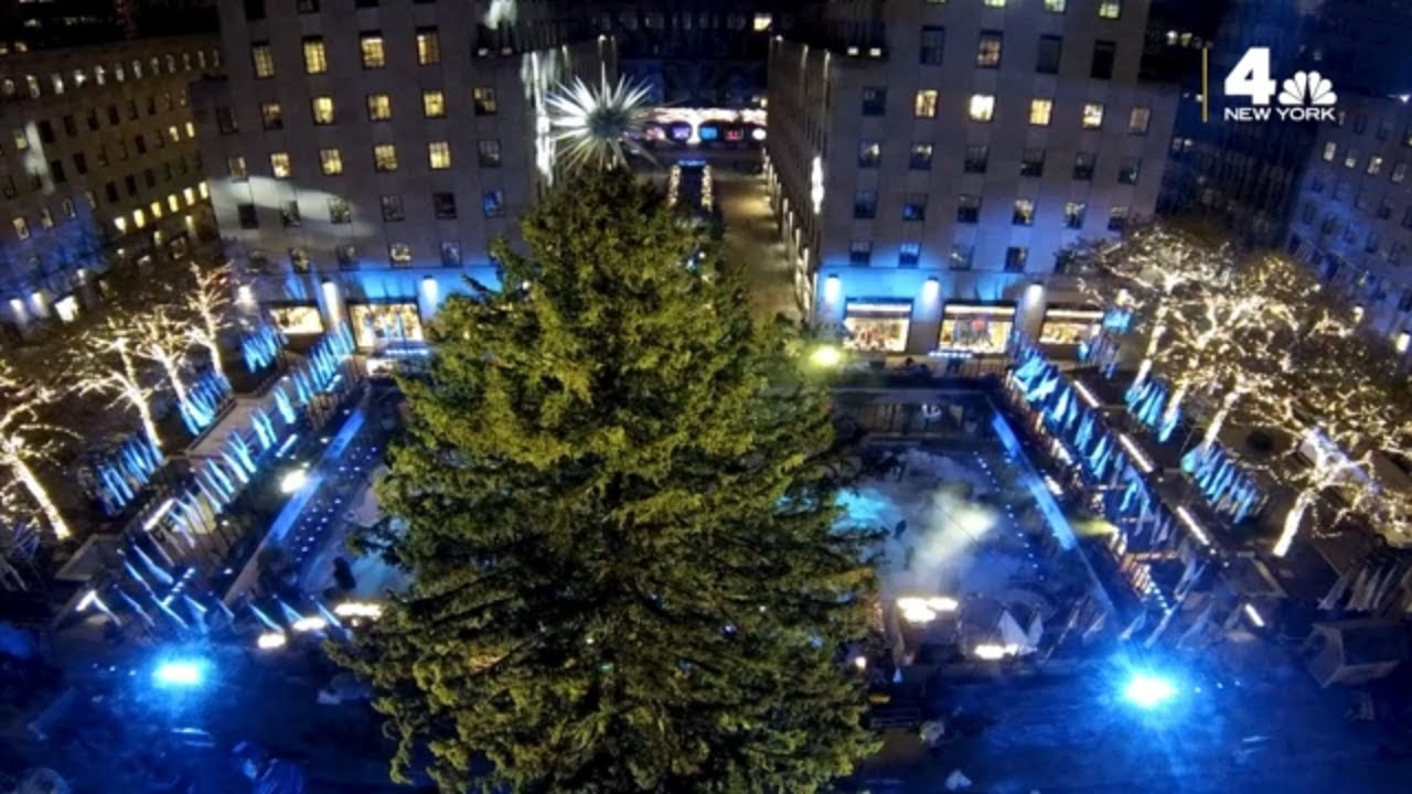 2022 Rockefeller Center Christmas Tree Timelapse | NBC New York