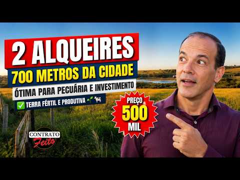 🏡 CHÁCARA COM 2 ALQUEIRES NO INTERIOR DE SP | A 700 METROS DA CIDADE!