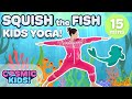 Squish the Fish | Yoga for Kids! A Cosmic Kids Yoga Adventure
