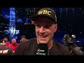 Tyson Fury Confronts Oleksandr Usyk After Knocking Out Derek Chisora in front of 60,000 people thumbnail 1