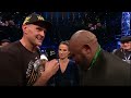 Tyson Fury Confronts Oleksandr Usyk After Knocking Out Derek Chisora in front of 60,000 people thumbnail 2