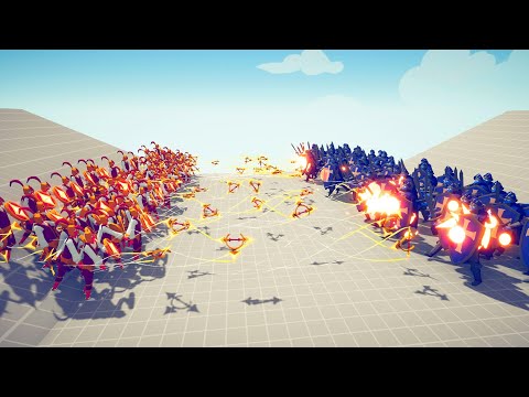 50 RADIANT GLAIVES vs 50 EVERY UNIT - TABS - Totally Accurate Battle Simulator