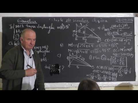 1473 Aria trapezului Teorema bisectoarei Cazuri asemanare Teorema fundamentala a asemanarii Clasa 8