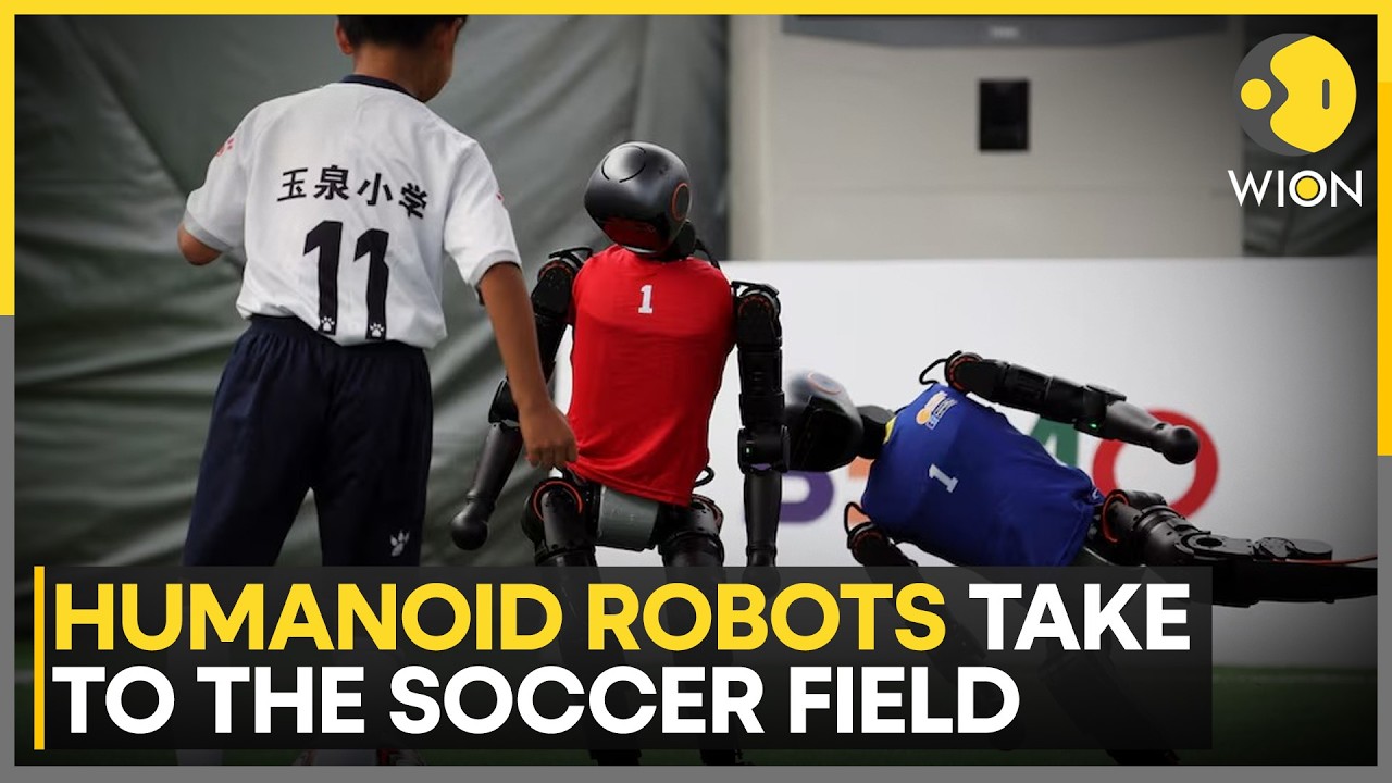 Humanoid Robots Take To The Soccer Field: Tsinghua University Hosts Robotics Showcase | WION