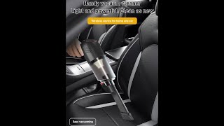 Car wireless charging high suction power handheld vacuum for car and home