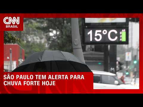 São Paulo tem alerta de chuva forte nesta terça-feira (6) com ventos de até 100 km/h | CNN NOVO DIA