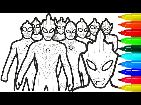 Ultraman 2021 Coloring Pages